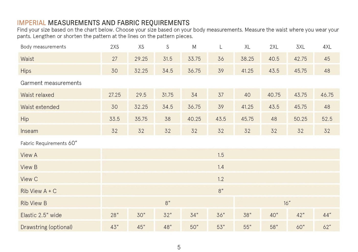 PDF Sewing Pattern | Sweatpants | Wardrobe by Me 