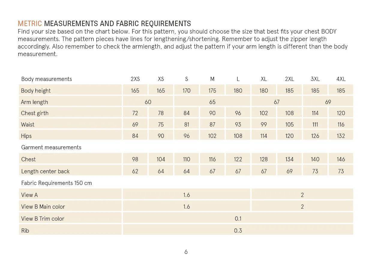 PDF Sewing Pattern | Track Jacket | Wardrobe by Me