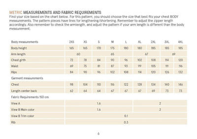 PDF Sewing Pattern | Track Jacket | Wardrobe by Me
