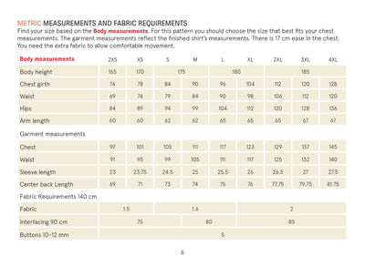 PDF Sewing Pattern | Tropical Shirt | Wardrobe by Me