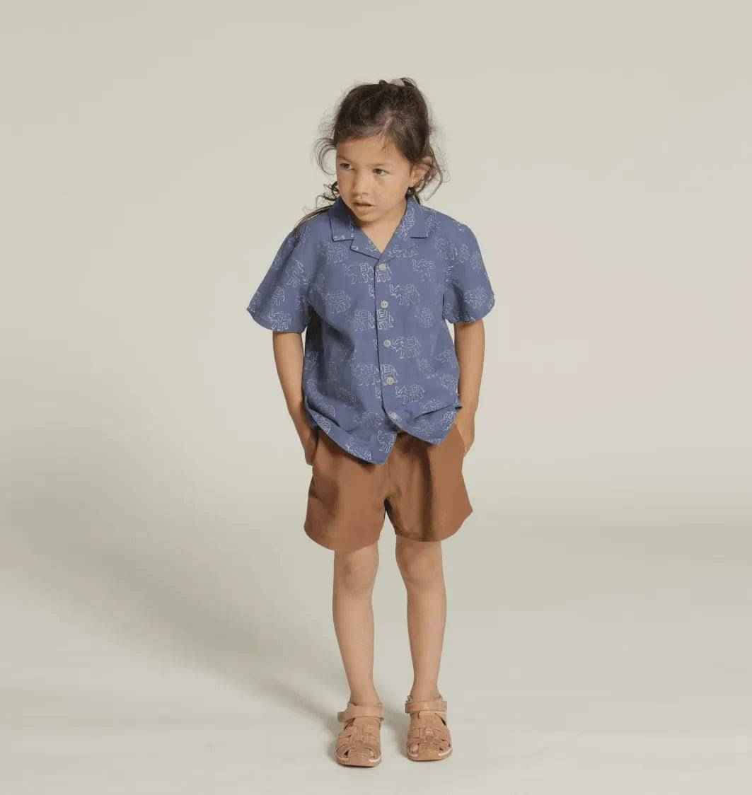 PDF Sewing Pattern | Kids Tropical Shirt | Wardrobe by Me
