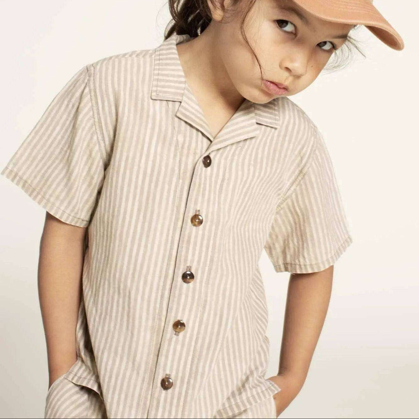 PDF Sewing Pattern | Kids Tropical Shirt | Wardrobe by Me