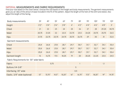 PDF Sewing Pattern | Kids Tropical Shirt | Wardrobe by Me