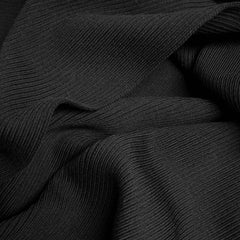 Canada Goose Deadstock Jacket Rib Knit – 2×2 Rib | Black