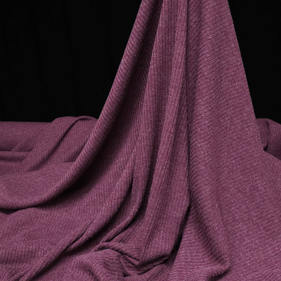Ribbed Knit plum