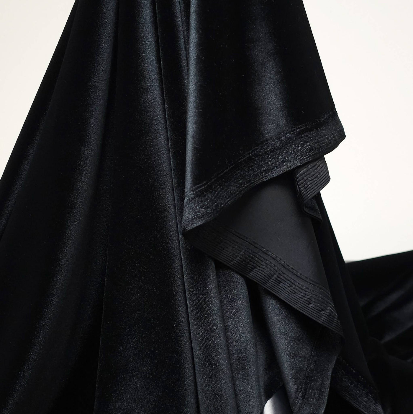 Stretch Velour black