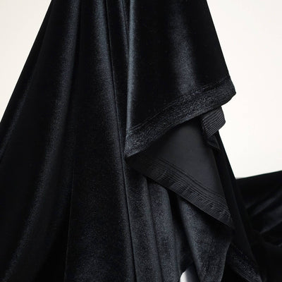 Stretch Velour black