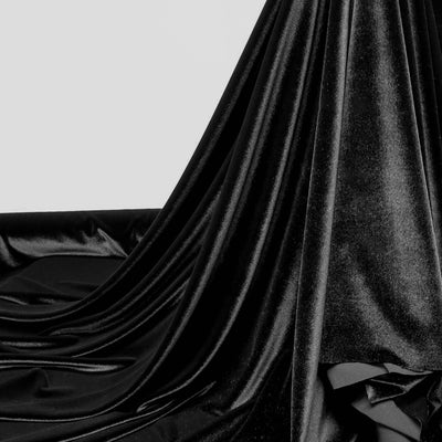 Stretch Velour black