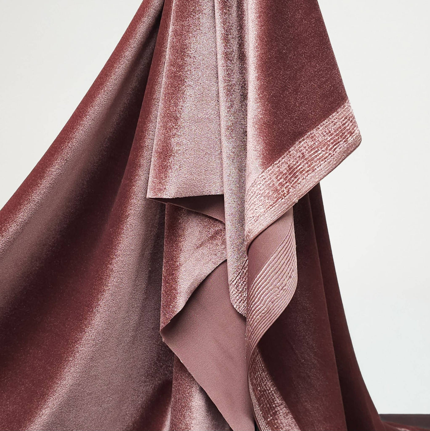 Stretch Velour dusty pink