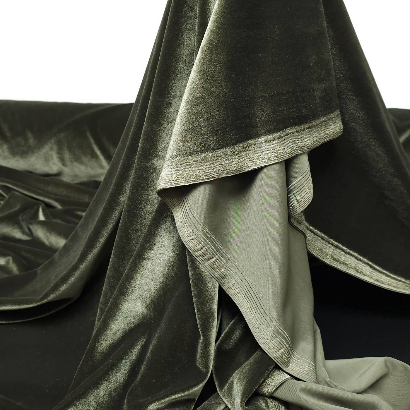 Stretch Velour khaki