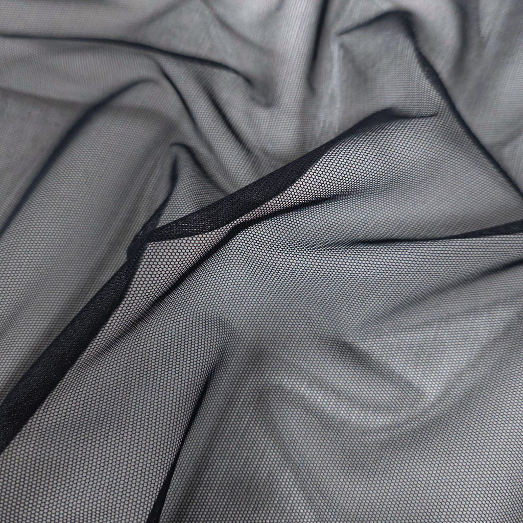 stretch mesh fabric - grey – Janies Fabrics