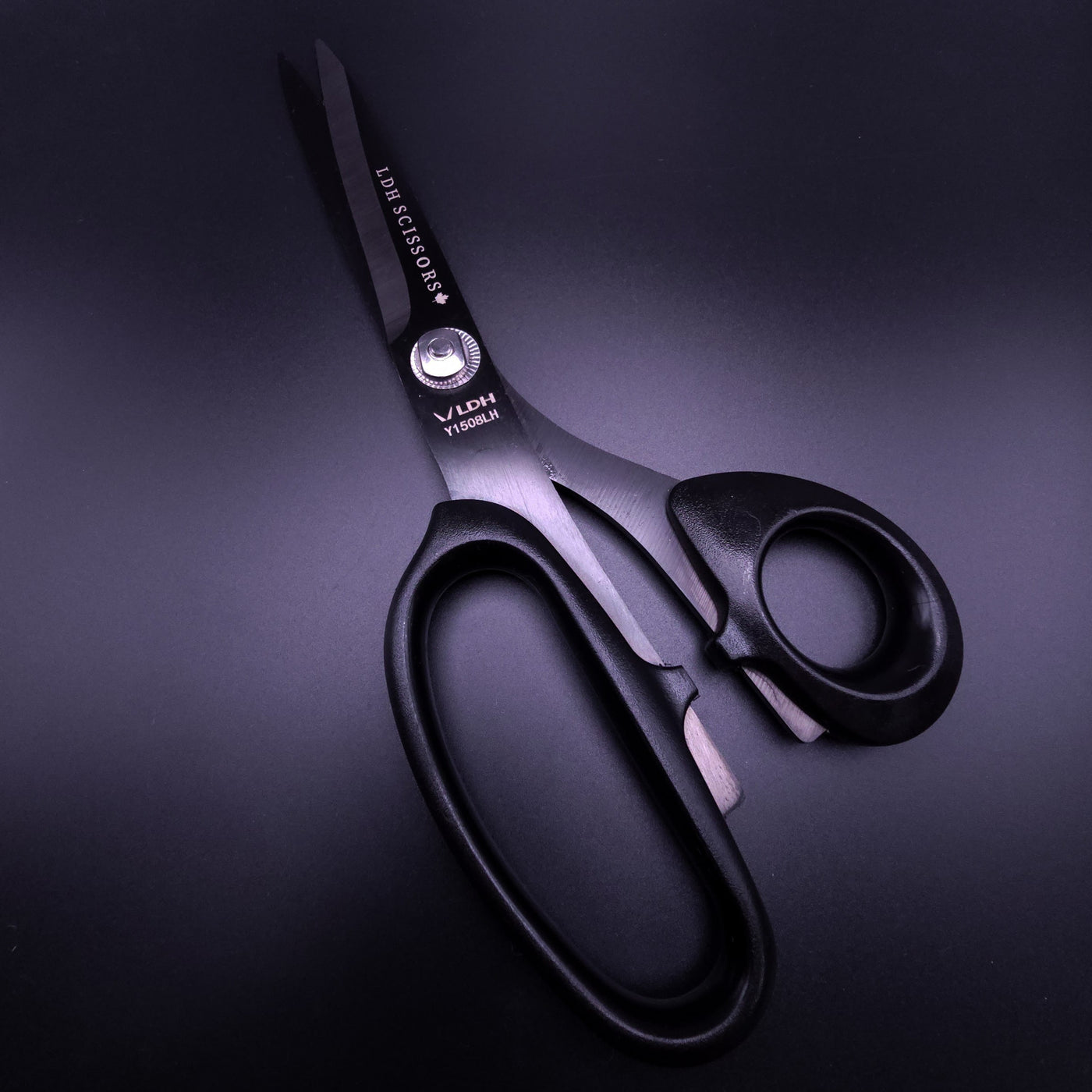 LDH | Midnight Edition | True Left-handed Lightweight Fabric Scissors | 8″ (20 cm)