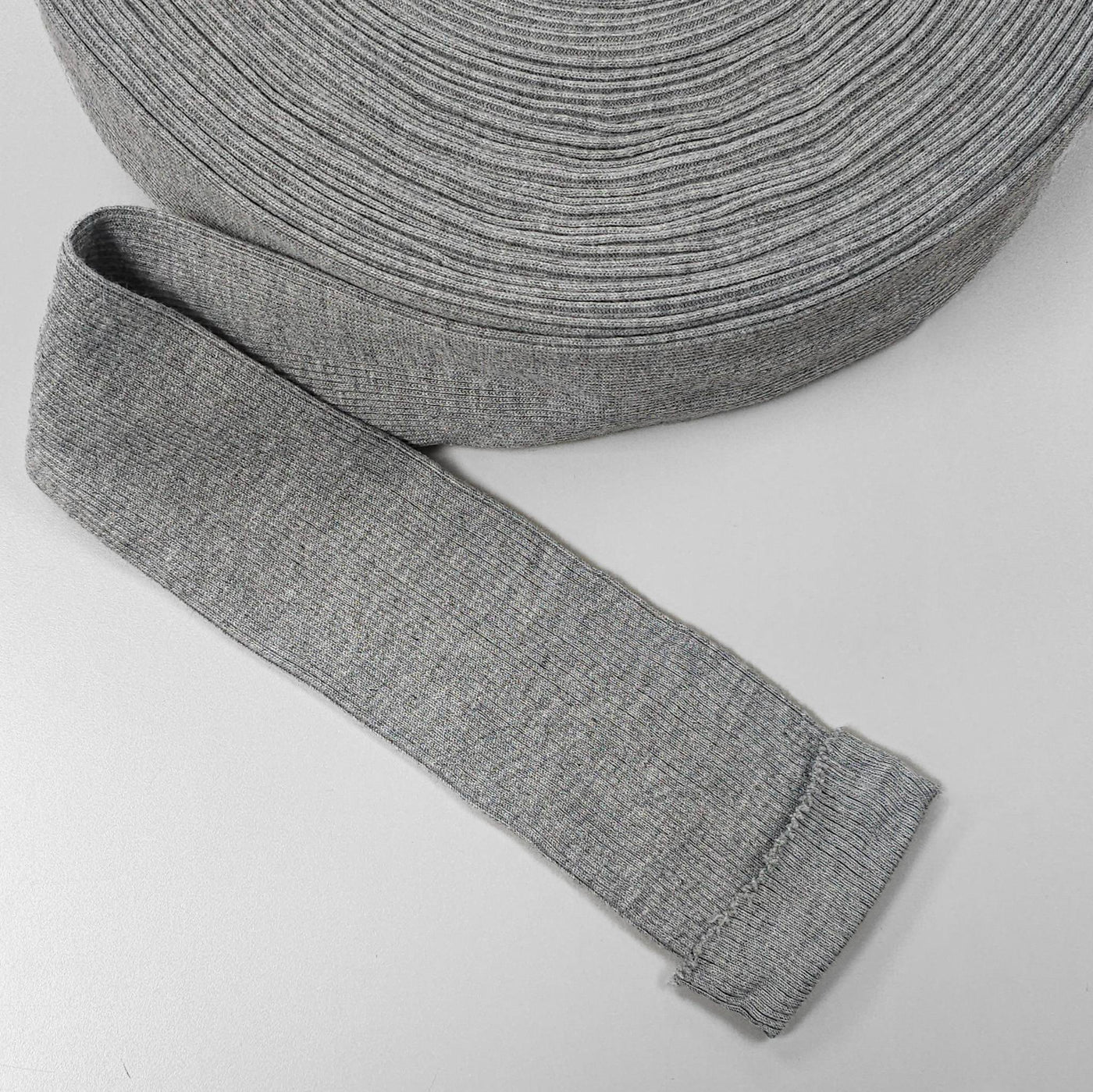 Tubular Cuffing | 2x2 | Heathered Gray 