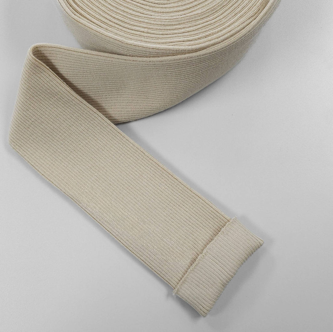 Poignets Maille Côtelée Remplacement – 1 Paire Acrylique Laine Mérinos – Sans Coutures, Toucher Doux – Vert Kaki