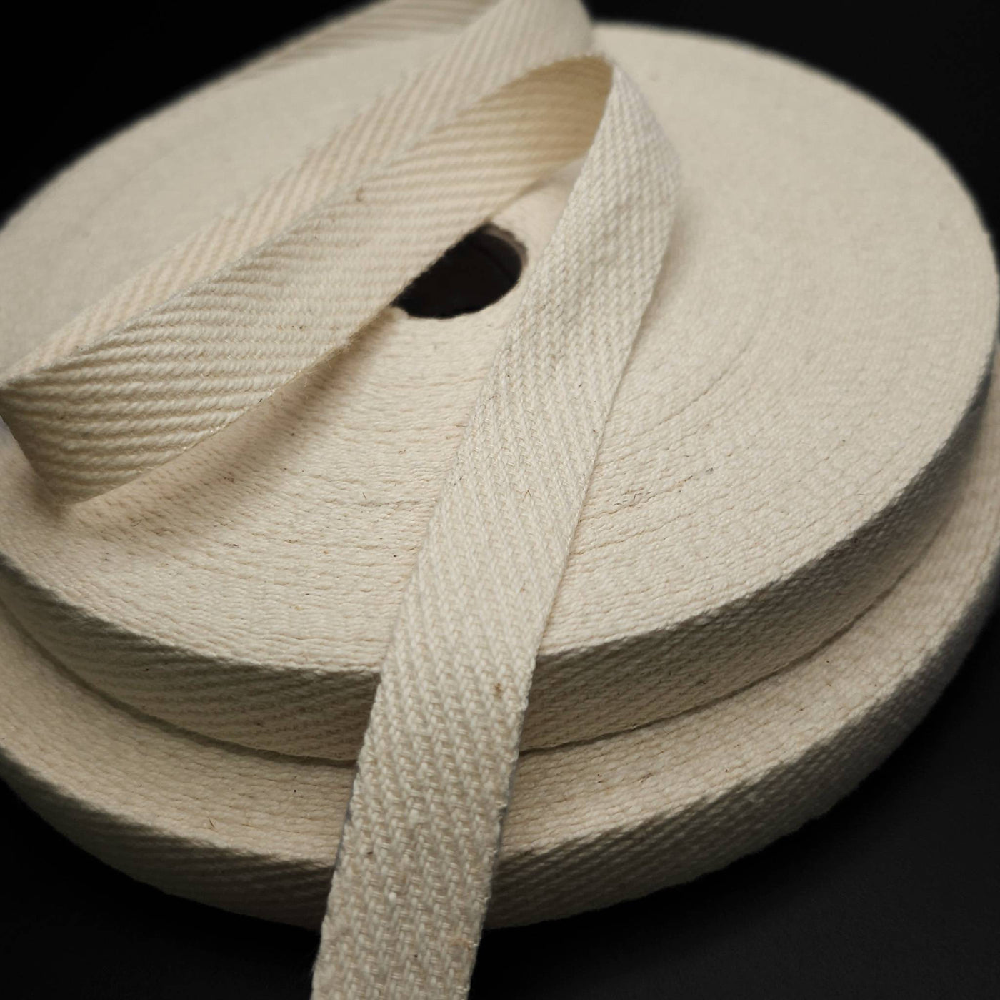 Cotton Twill Tape | Natural | 13 mm