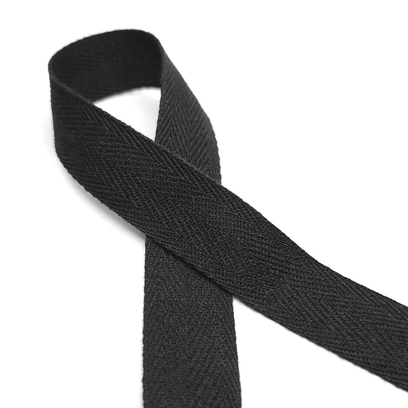 Cotton Twill Tape | 20 mm black