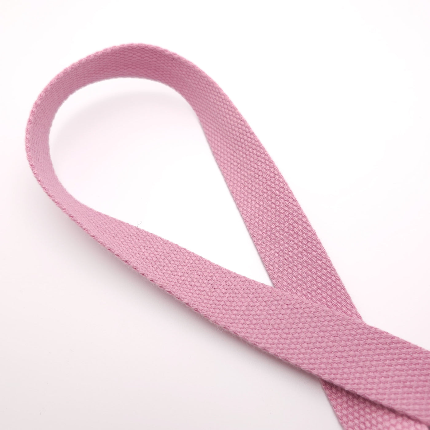 Baby Pink Cotton Webbing | 25 mm