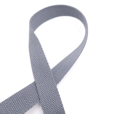 Gray Cotton Webbing | 25 mm