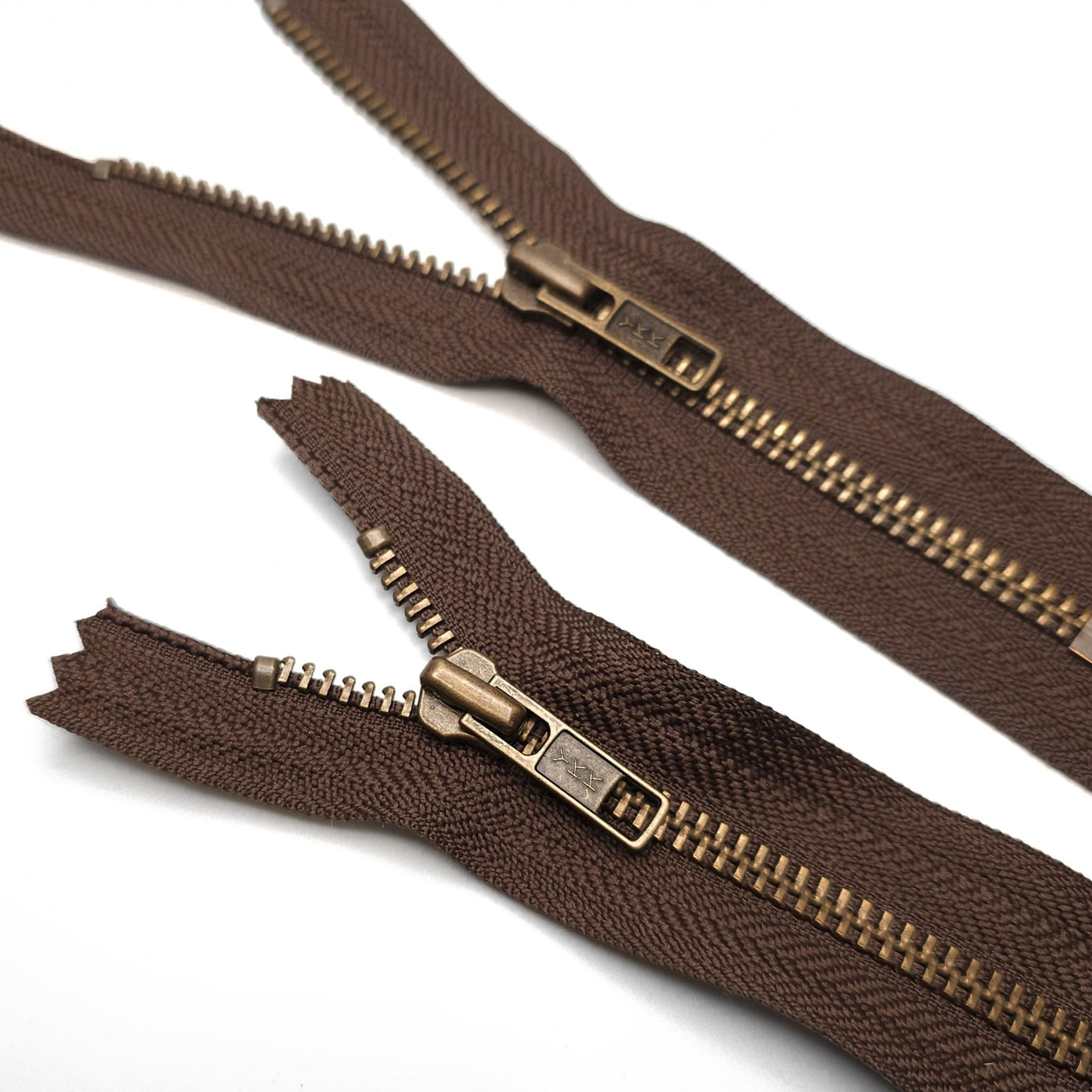 YKK | Closed End Zipper | Metal | Brown | #5