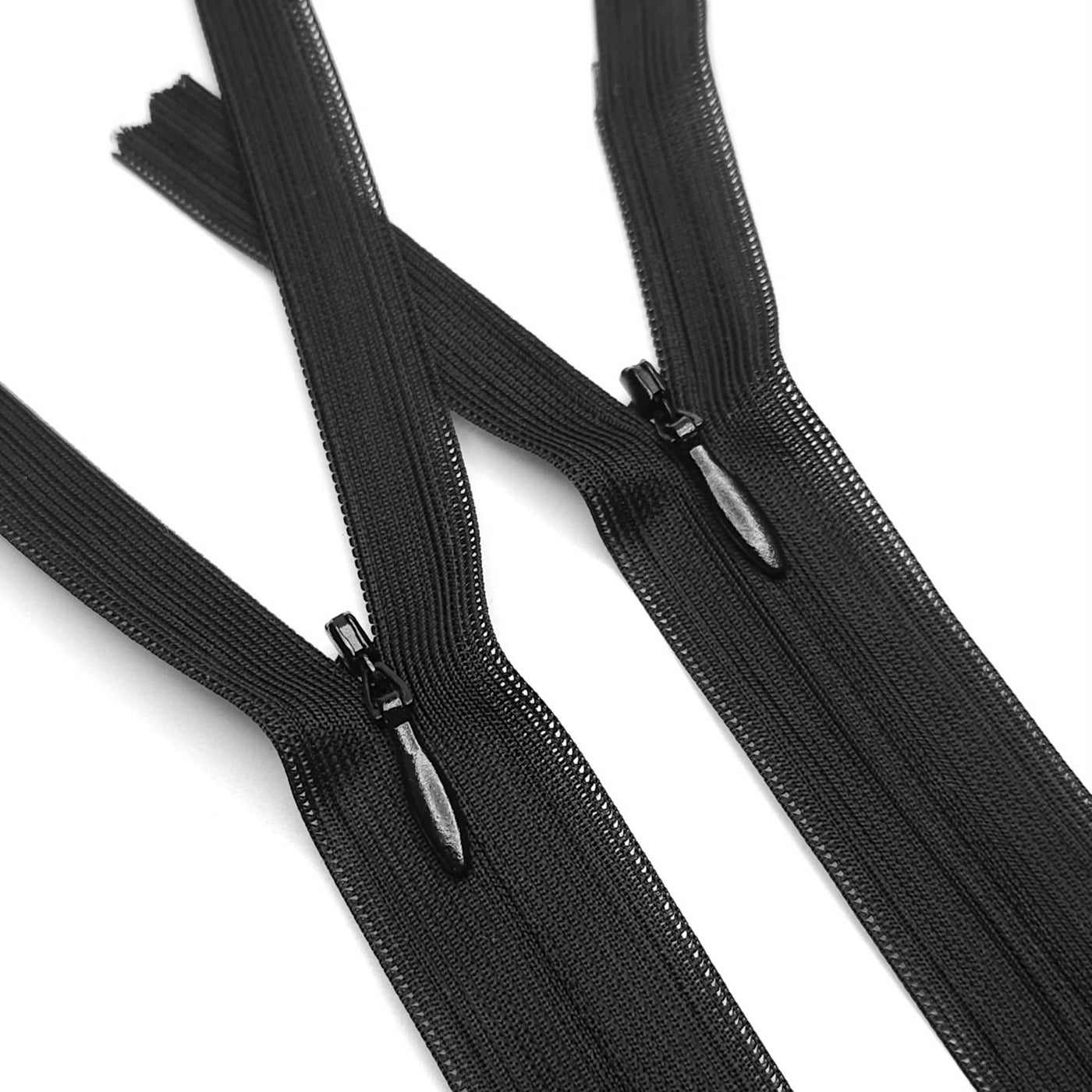 KKF | Closed End Invisible Zipper | #2 | Black