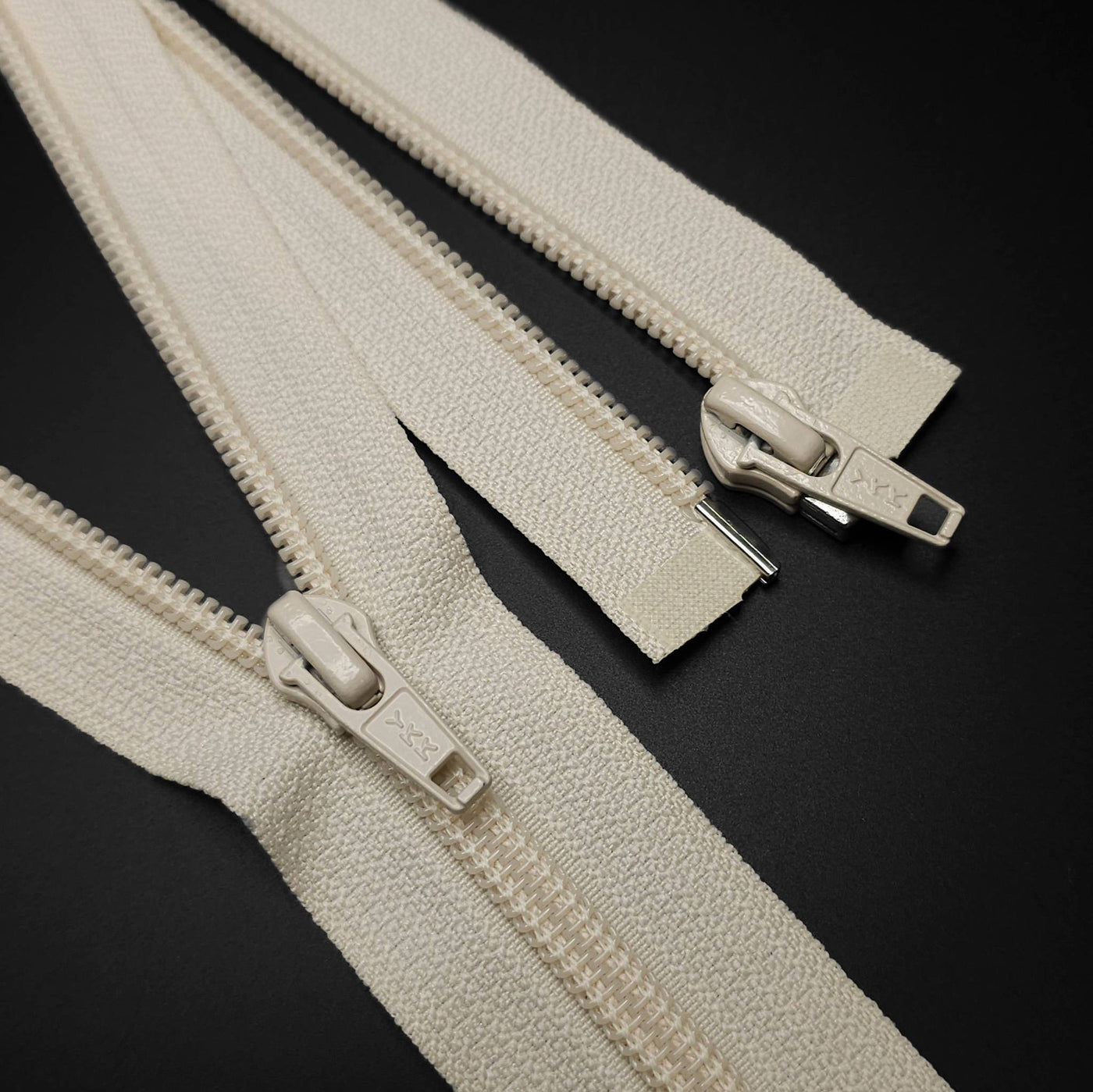 YKK | Open-End Zipper | Nylon Coil | Cream | #5