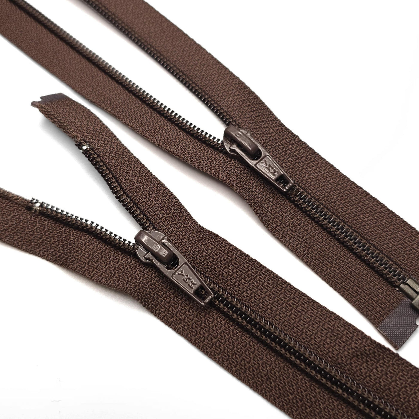 YKK | Open End Zipper | Nylon Coil | #5 | Brown | 49.5'' - 125.5 cm