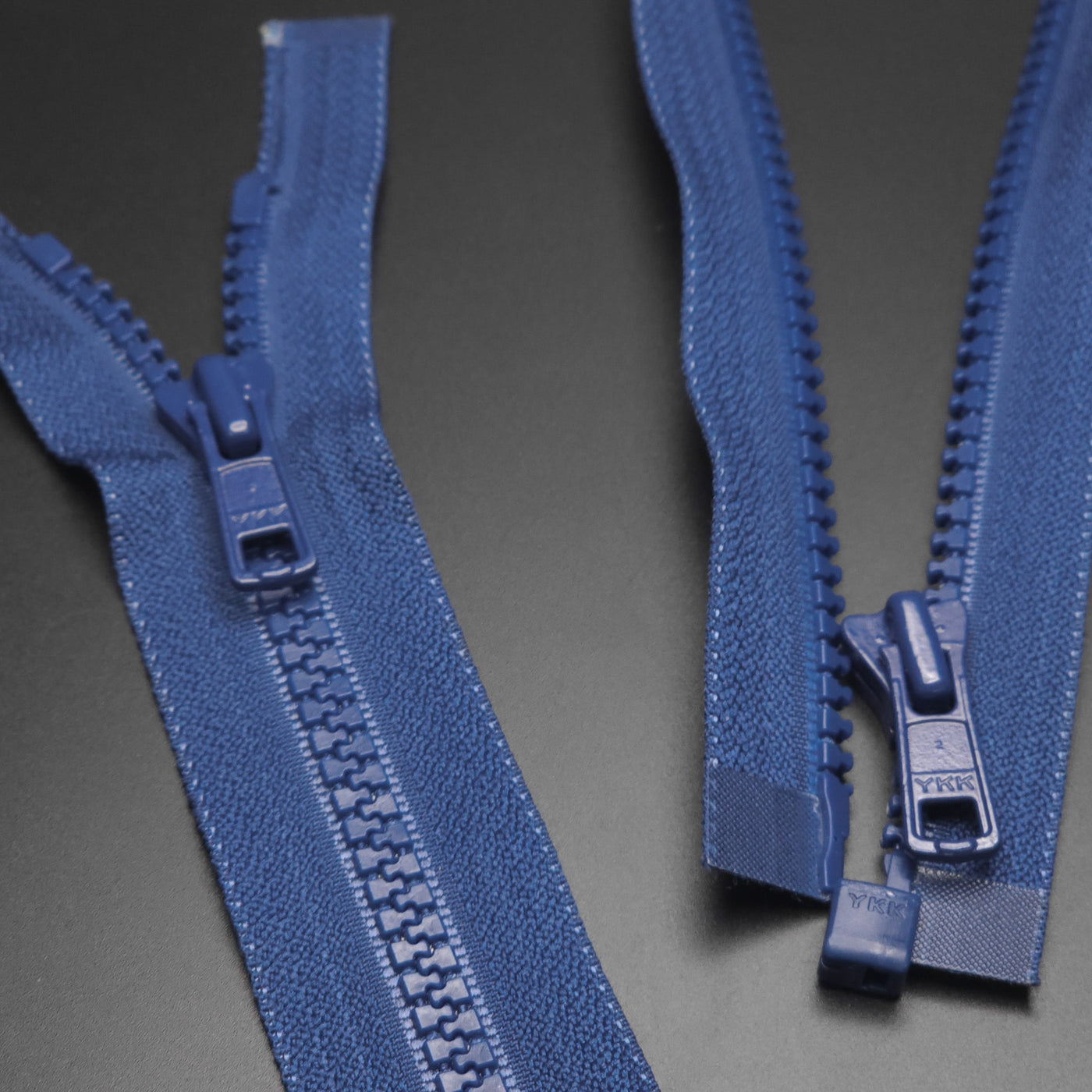 YKK |  Open End Zipper | Molded Plastic | #5 | Blue