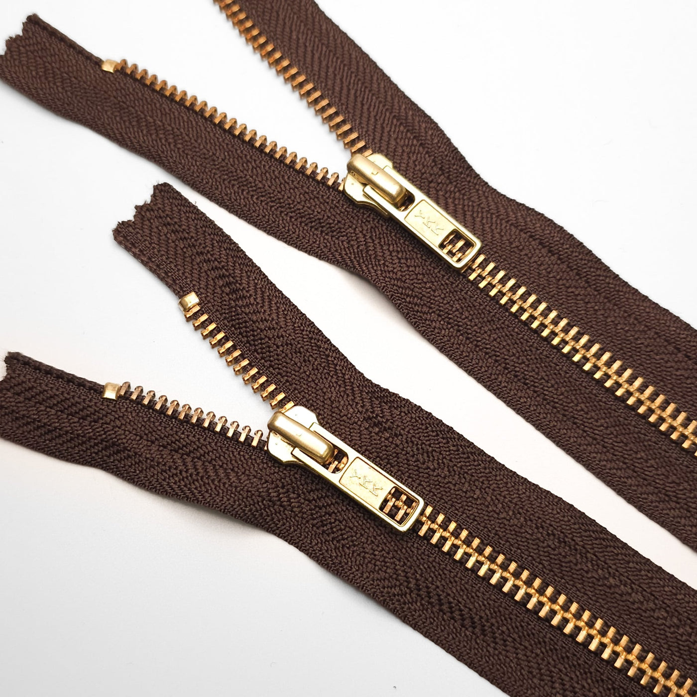 YKK | Closed End Zipper | Metal | Brown | #5