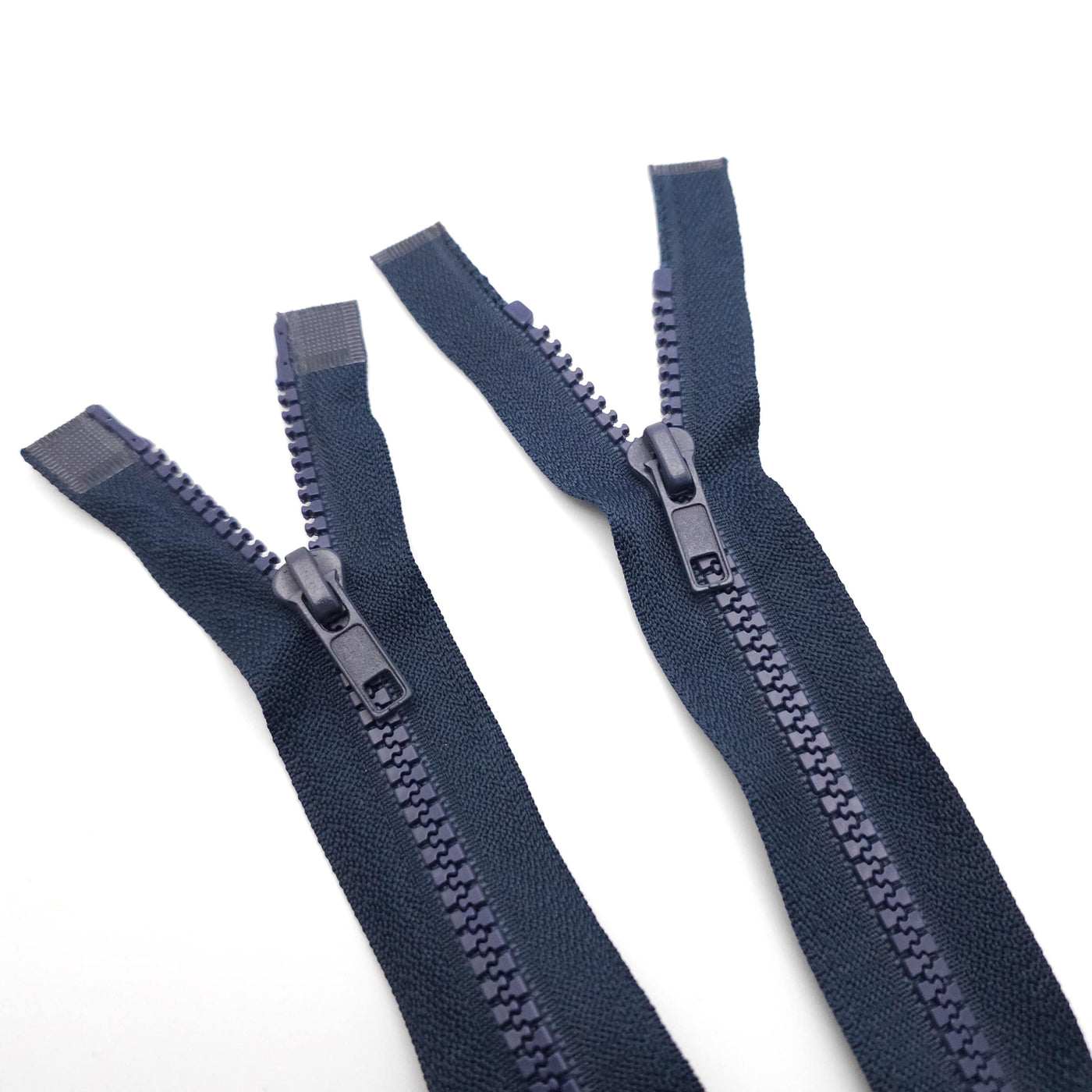 Open-End Zipper | Plastic | 2 Ways  | 39" - 99 cm | Navy