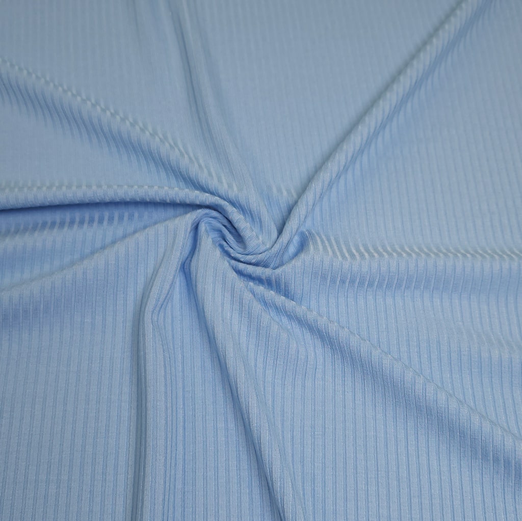 Cotton ribbed jersey  Hazel & Blue Fabrics