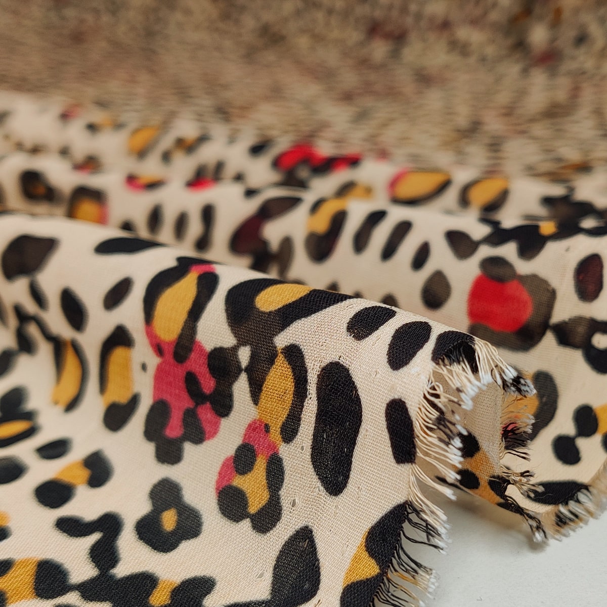 Chiffon Fabric | Leopard
