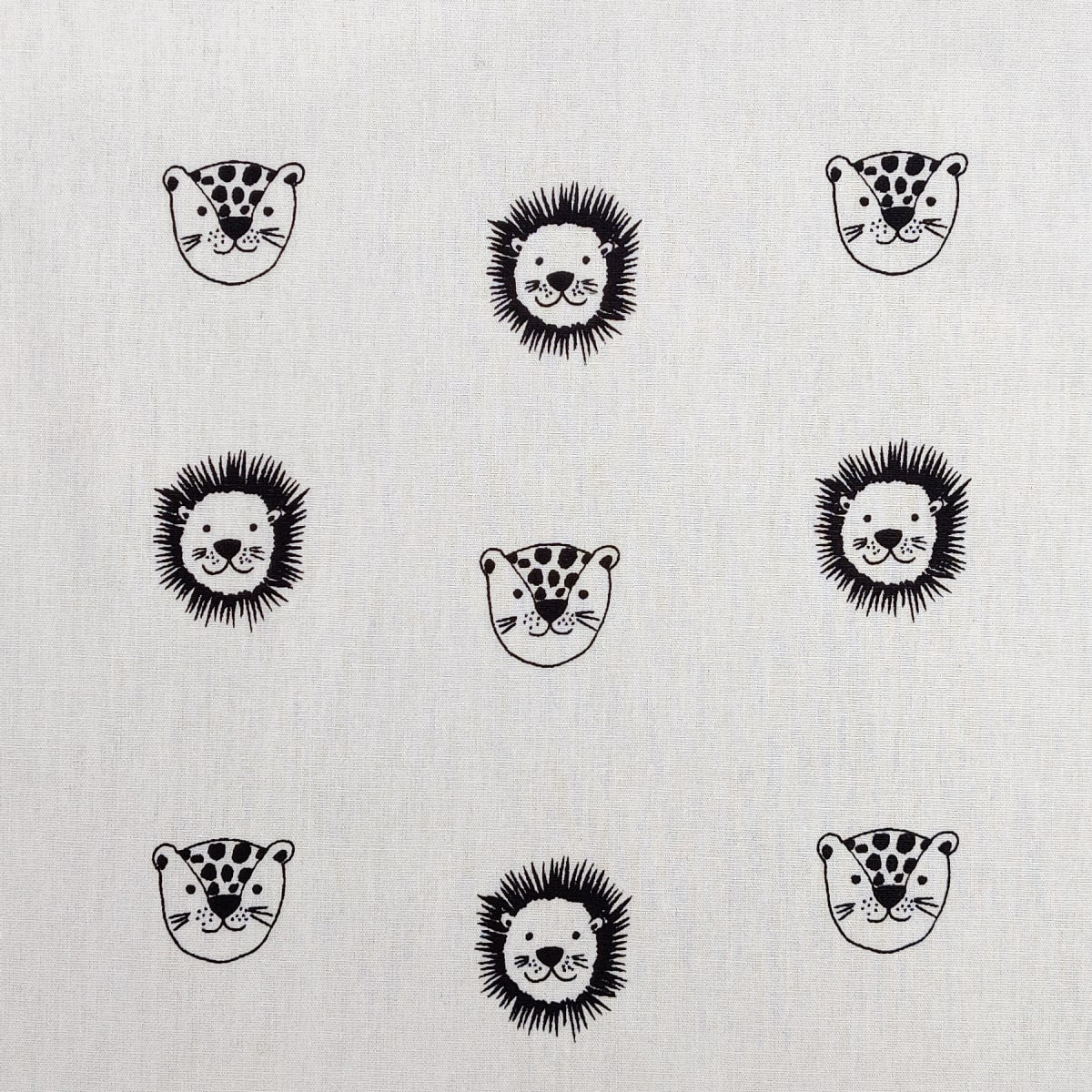 Cotton Poplin Fabric | Lions by Poppy Design