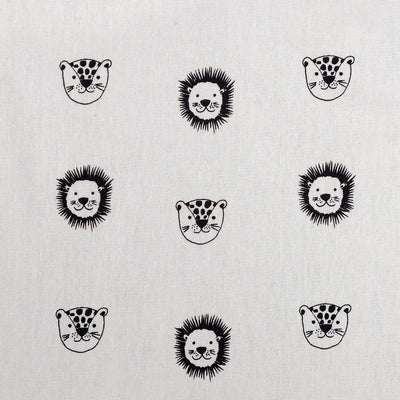 Cotton Poplin Fabric | Lions by Poppy Design