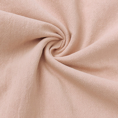 Crumple Cotton Fabric Blush