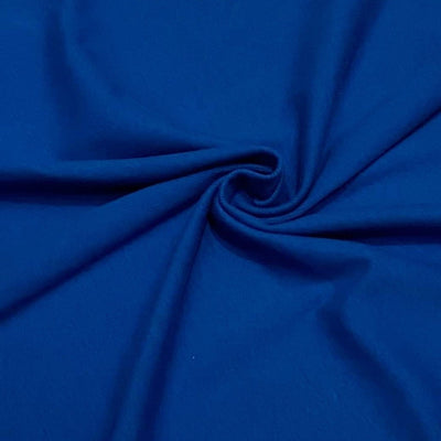 Fine Ribbing Fabric - Royal Blue - 2 X 2