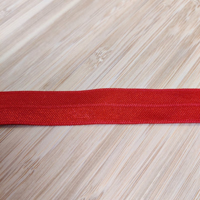 Fold Over Elastic - Red