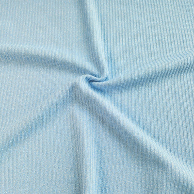 Light Blue Cotton Elastane Jersey Knit Fabric 240gsm - Caboodle Textiles