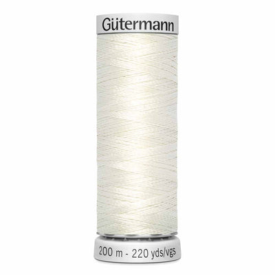 Gütermann | Dekor Thread | 200 m | #1030 | Off White