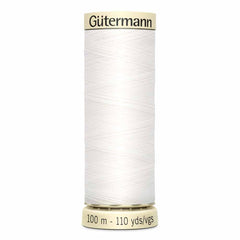 Gütermann | Fil Sew-All | 100m | #020 | Nouveau Blanc