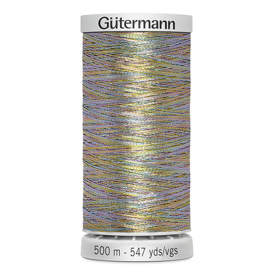 Gütermann | Metallic Dekor Thread | 500 m | #71 |  Variegated Blue Sky