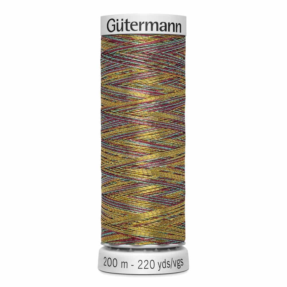 Gütermann | Metallic Dekor Thread | 200 m | #9880 |  Variegated Red Apples
