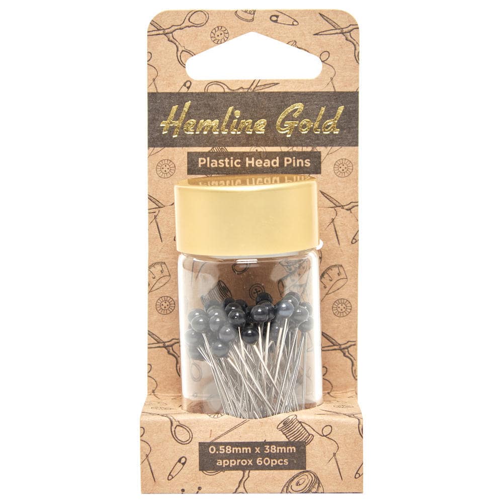 HEMLINE GOLD | Plastic Headed Pins