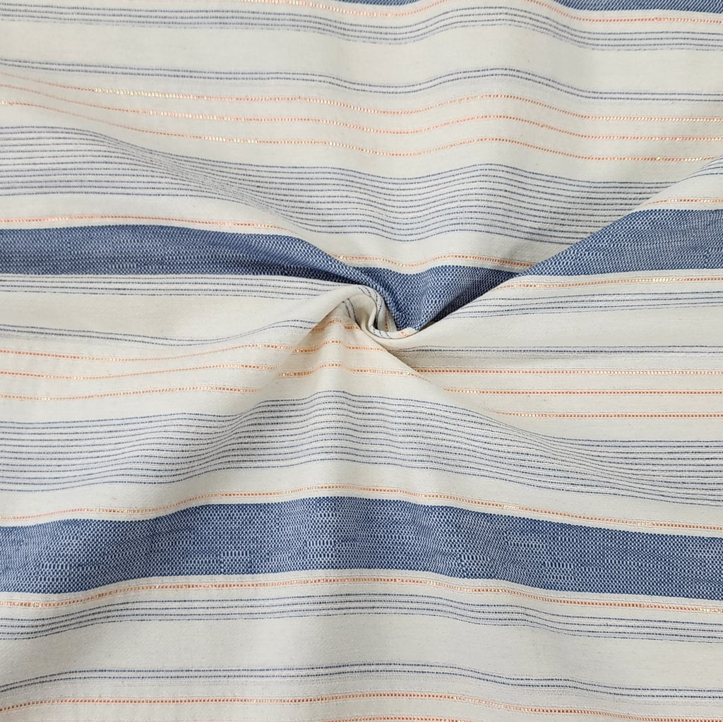 Striped Cotton Jacquard Fabric