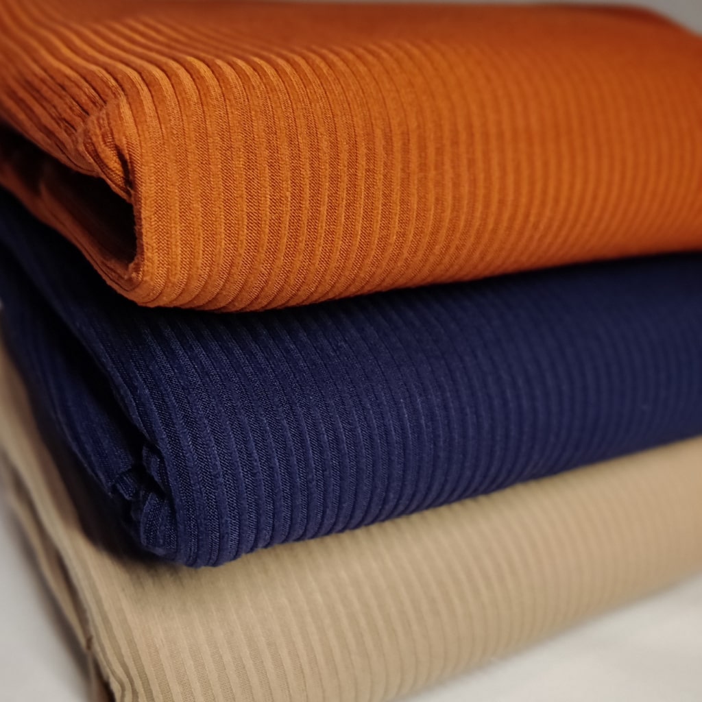 Rib Knit Jersey Fabric
