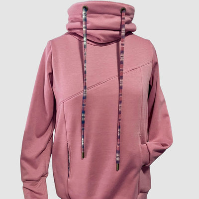 Stretch Sweatshirt Fleece Fabric - Pink