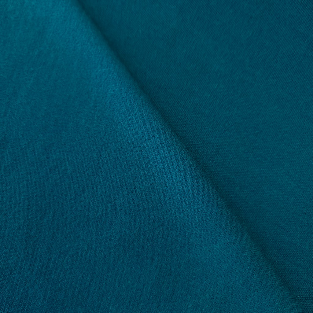 Merino Jersey Knit Fabric - Teal