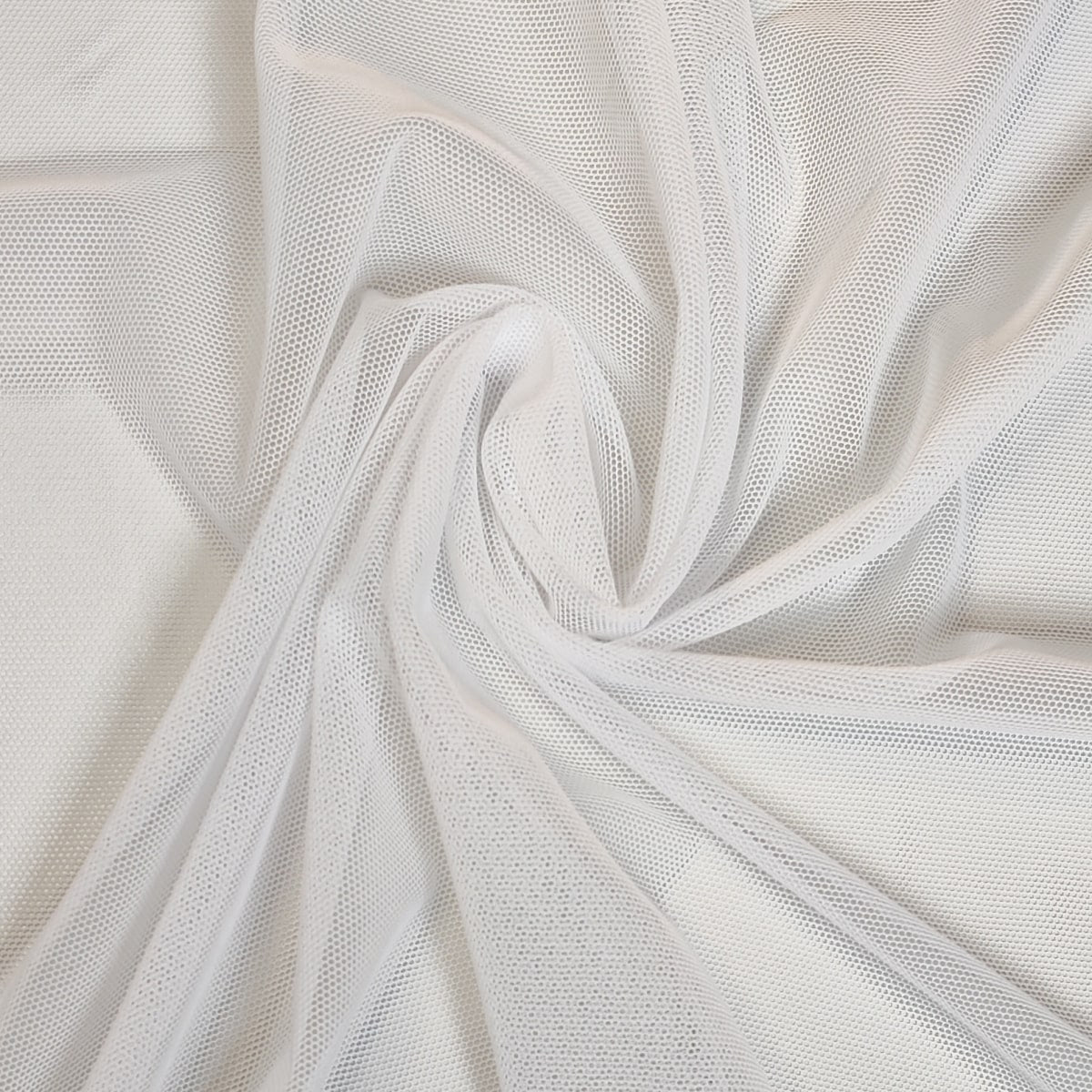 Power Mesh Fabric - White