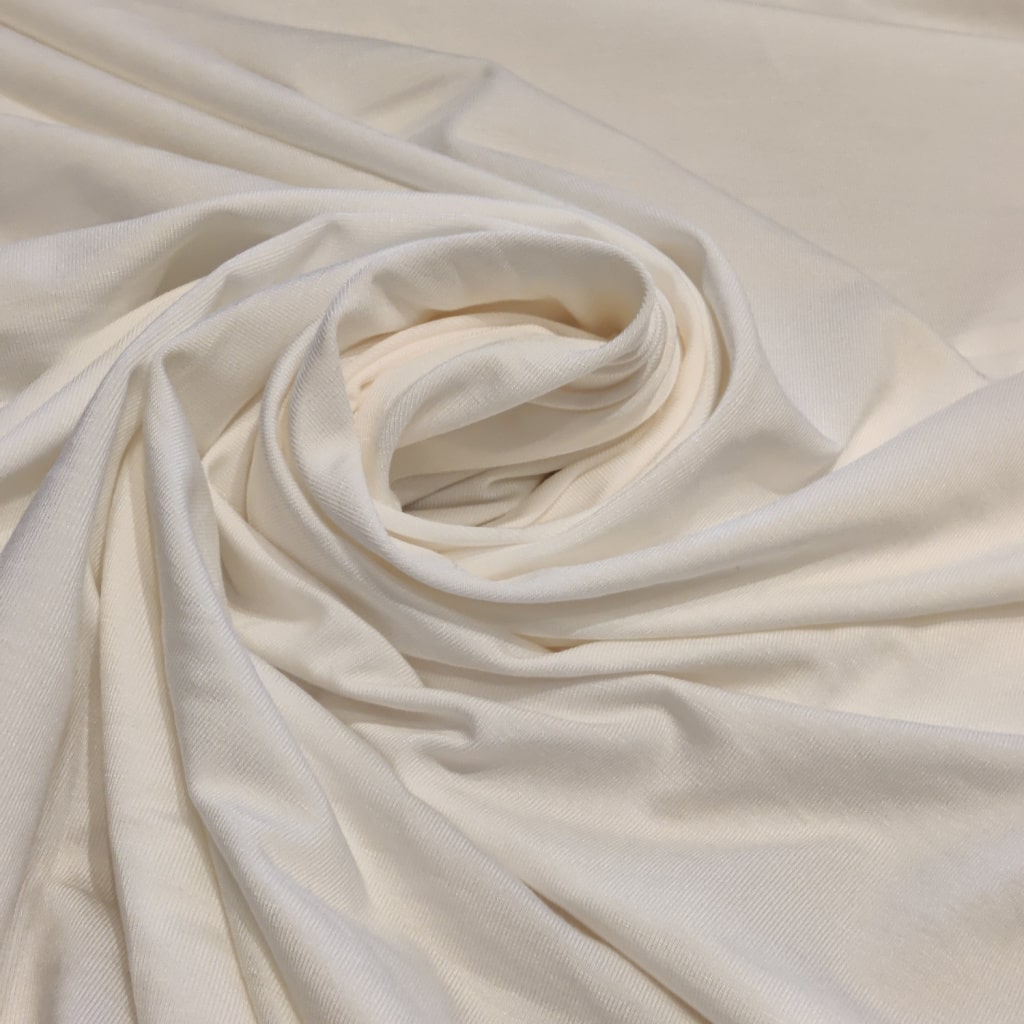 Modal Jersey fabric White
