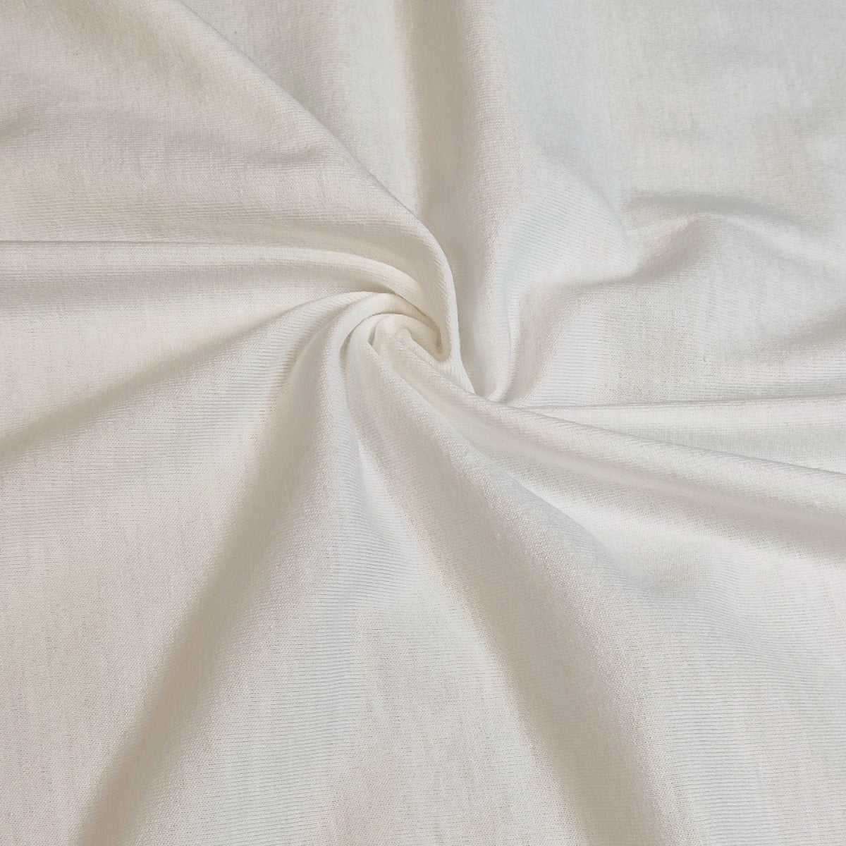 Cream Organic Cotton Jersey Fabric