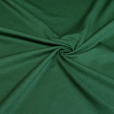 Hunter Green Organic Cotton Jersey Fabric